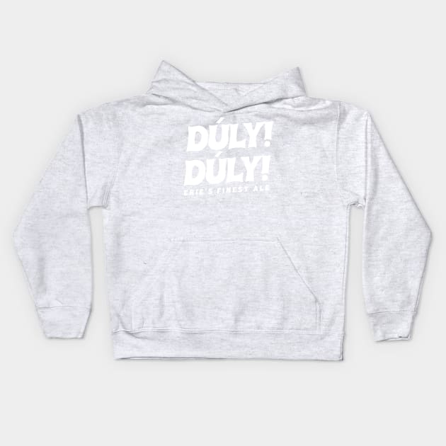 Duly Duly! Kids Hoodie by mbloomstine